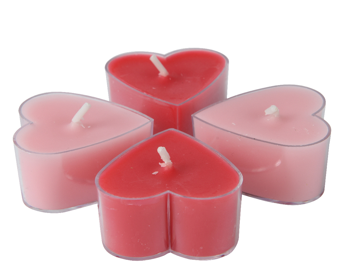 Theelicht paraffine hartvorm set a 4