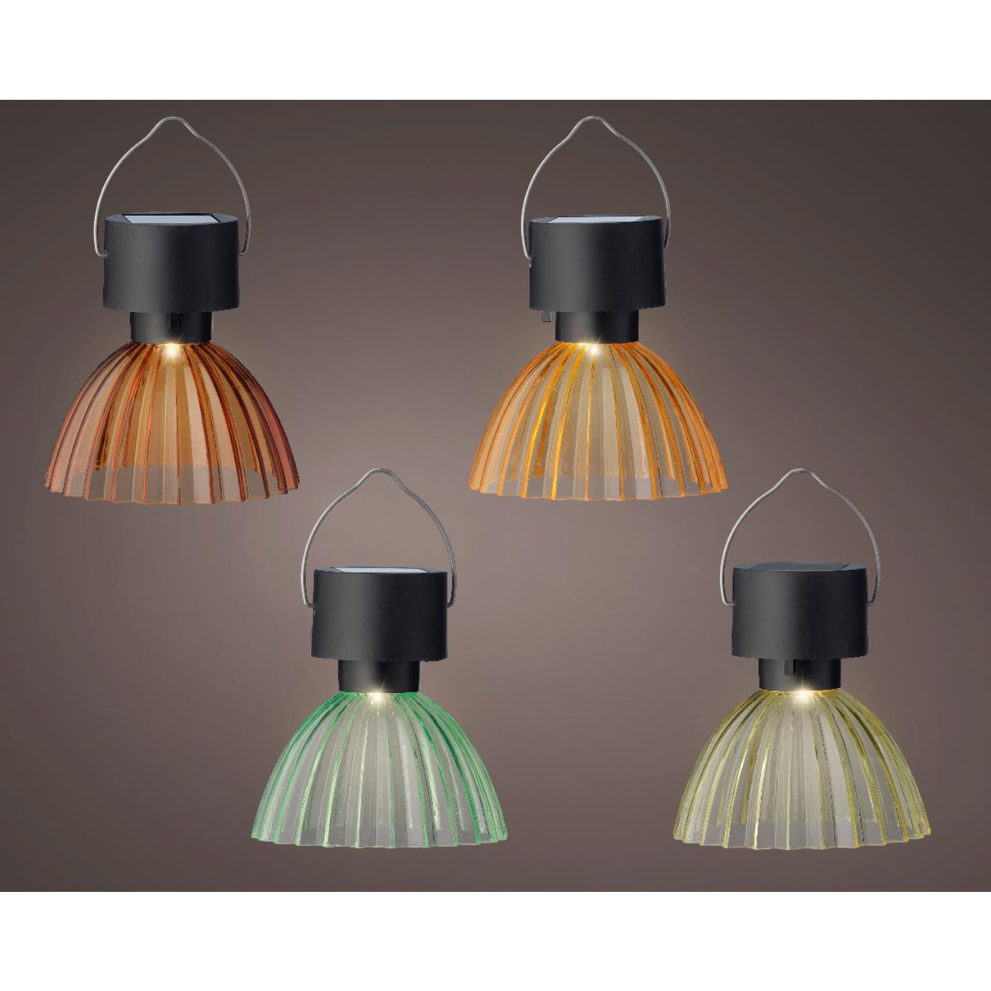 Solar hanglampje kunststof  Ø8cmx10cm