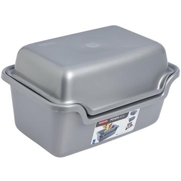 Curver aardappel schilbak 2-delig zilver