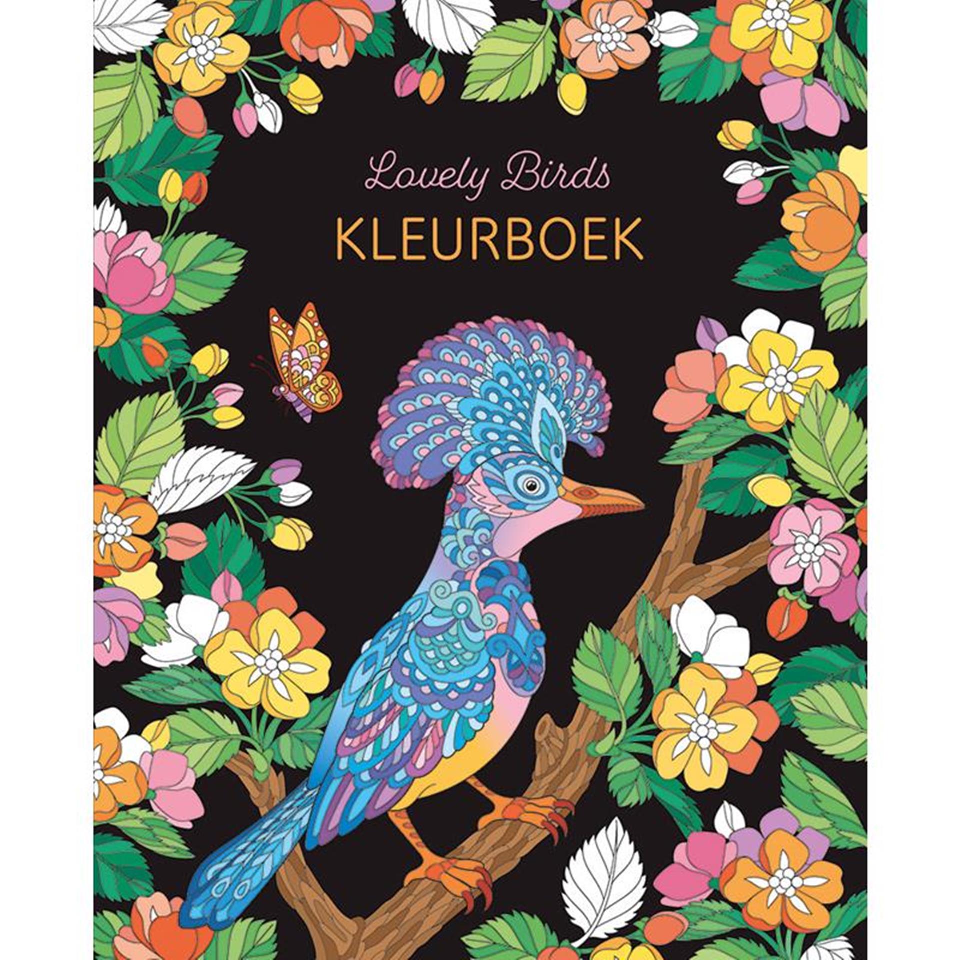 Deltas Lovely birds kleurboek
