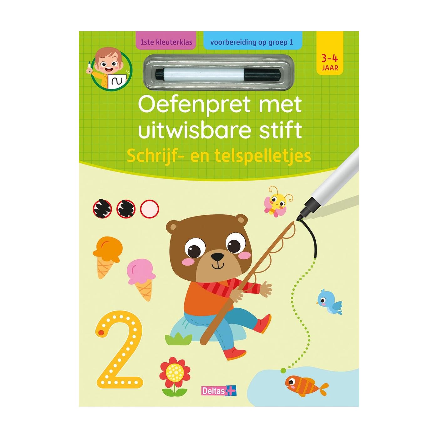 Schrijf- en telspelletjes (3-4 j.)