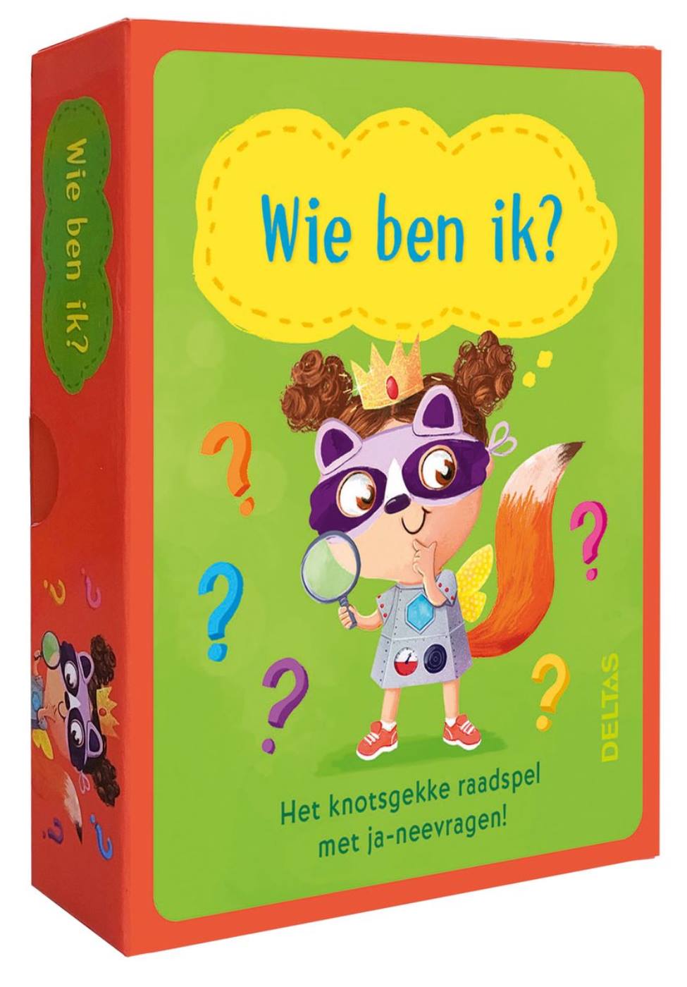 Deltas Wie ben ik? Raadspel met kaarten