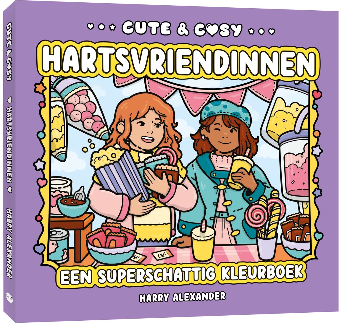 Cute & Cosy Hartsvriendinnen kleurboek