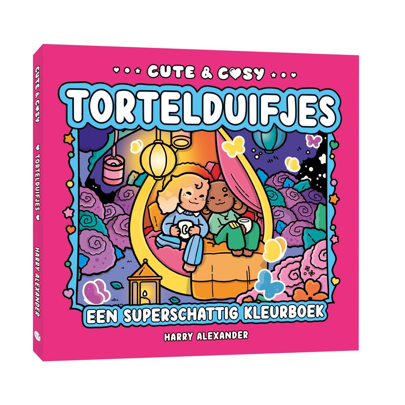 Cute & Cosy Tortelduifjes kleurboek