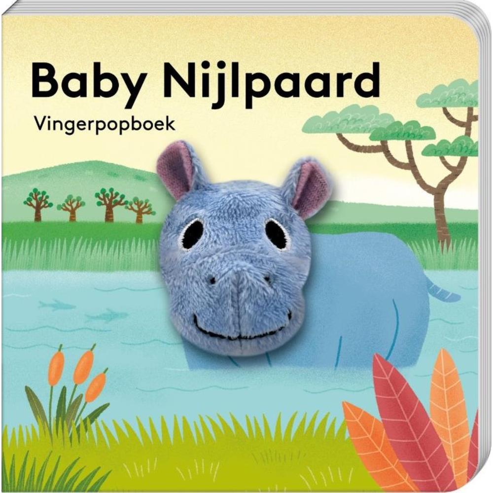 Vingerpopboekje Wild Baby Nijlpaard