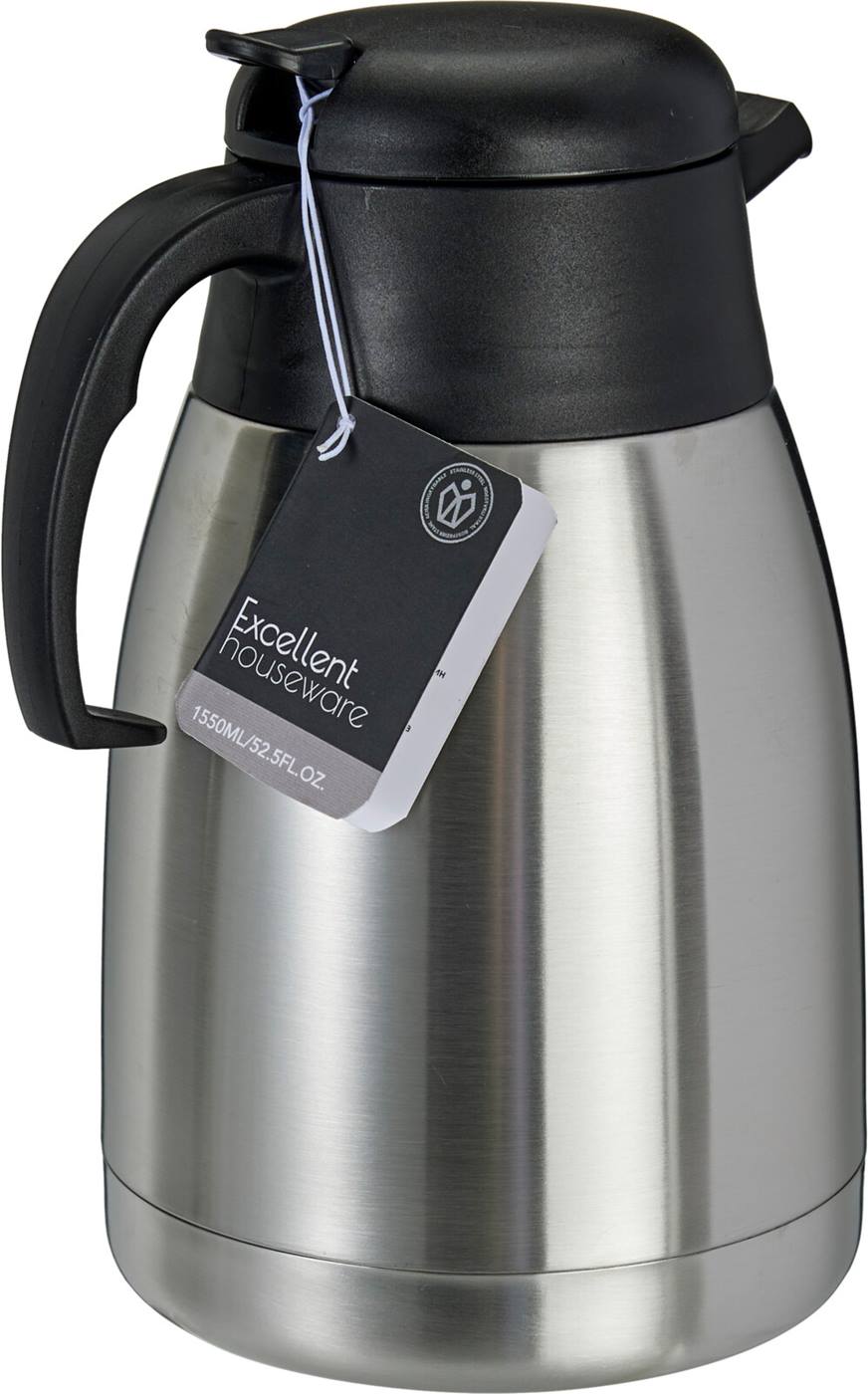 Koffiekan dubbelwandig RVS 1550ml