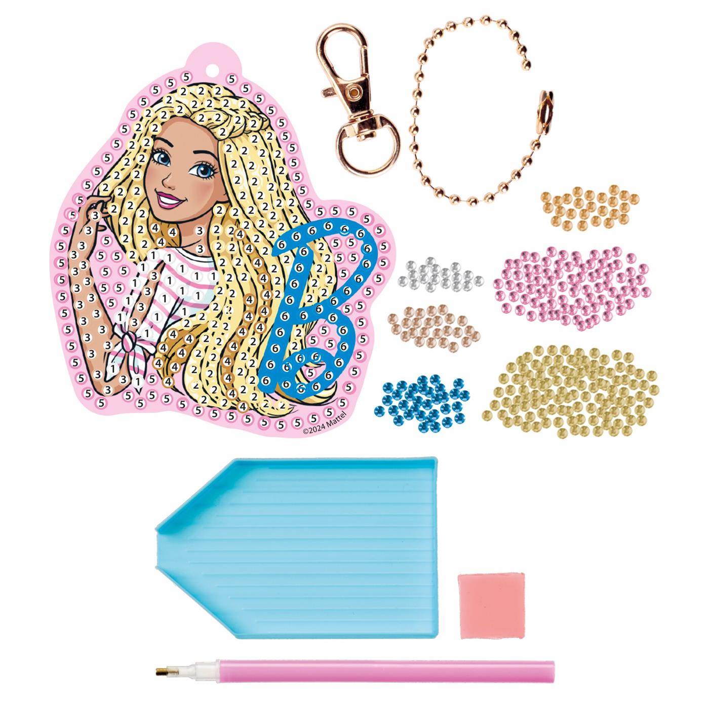 Barbie Diamond painting sleutelhanger