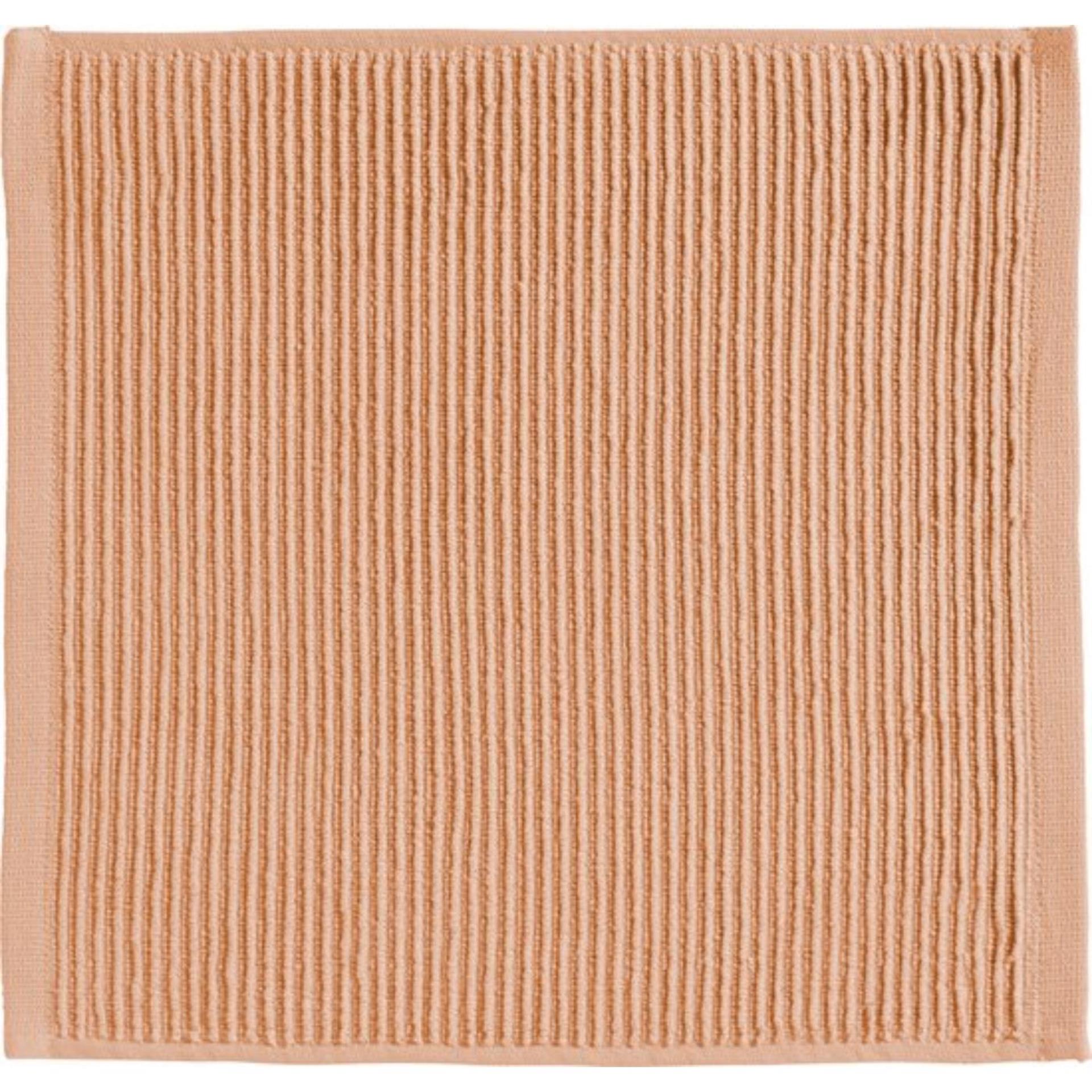 DDDDD vaatdoek basic pastel perzik 30x30cm pak a 4 stuks