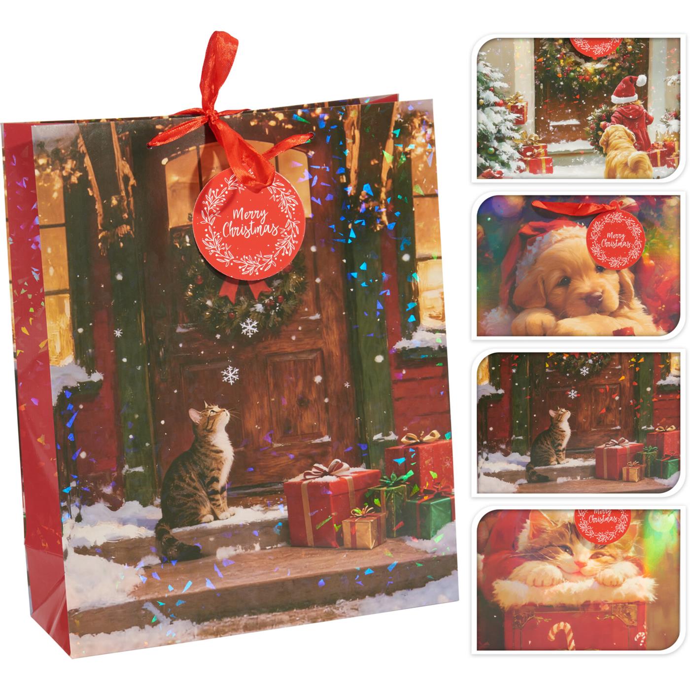 Geschenktas kerst medium 3ass
