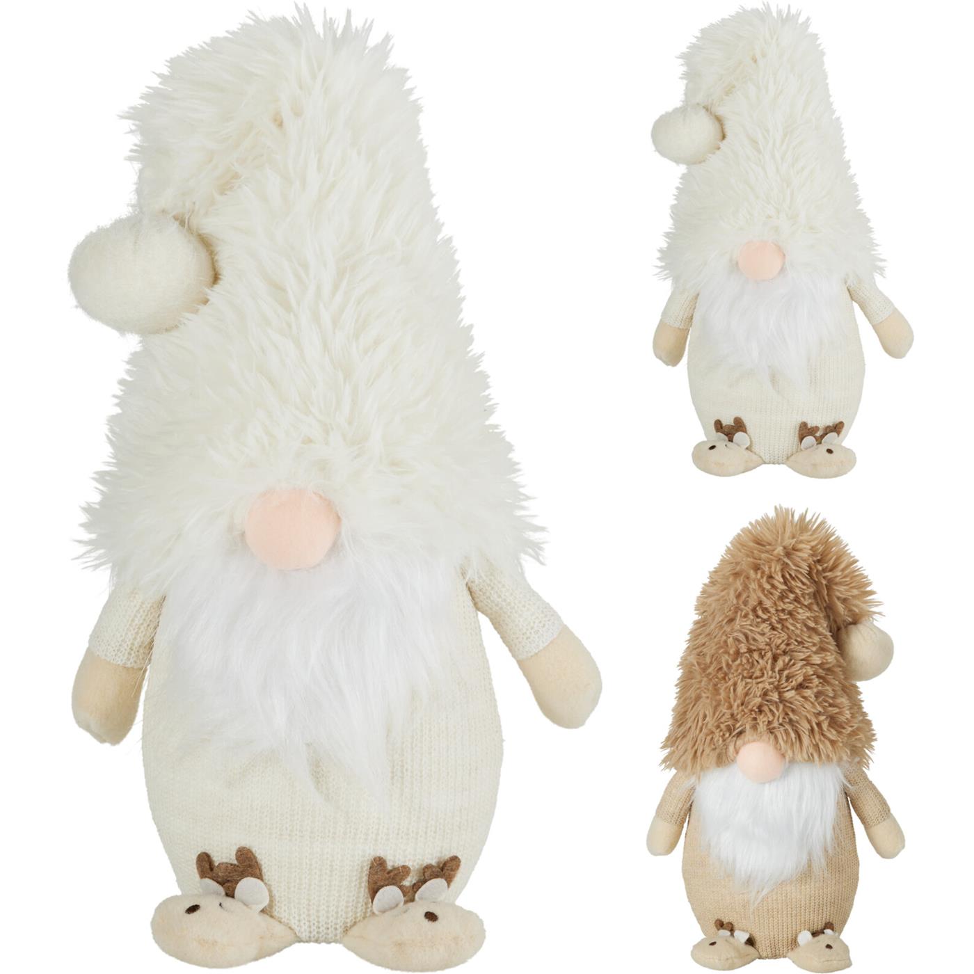 Gnoom staand met pantoffels H38cm