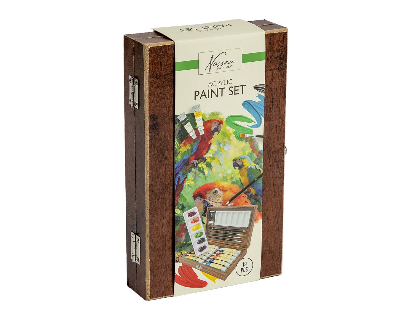 Nassau Kist Acryl Verf 19-delig set