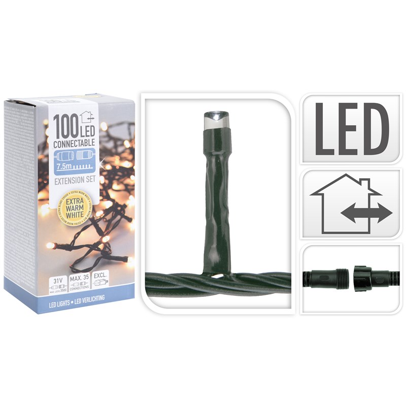 koppelbaar 31V Ledstreng VERLENG 7,5m
