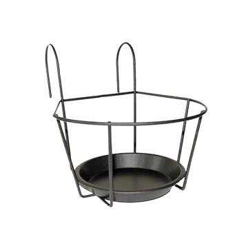 Esschert Design Balkonpothanger grijs S