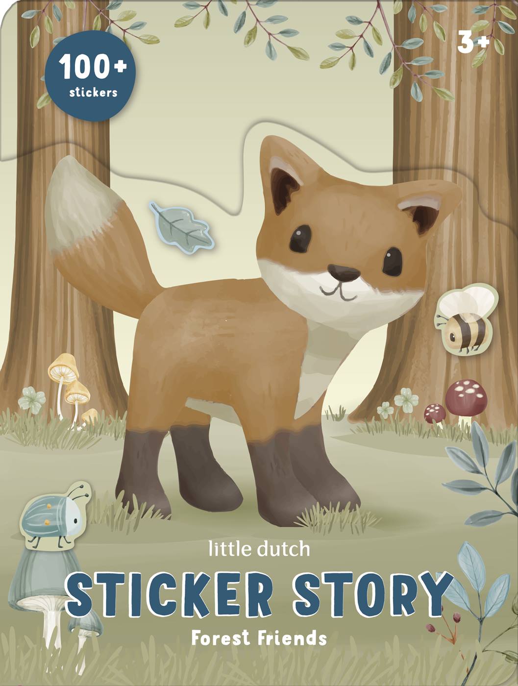 Little Dutch sticker Story Boek Forest friends, 2 scenes