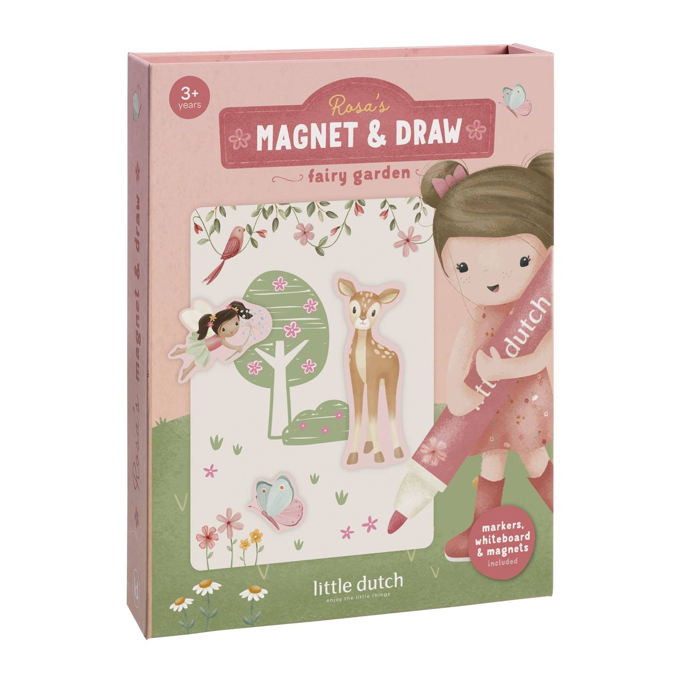 Rosa & Friends Teken en magneet set