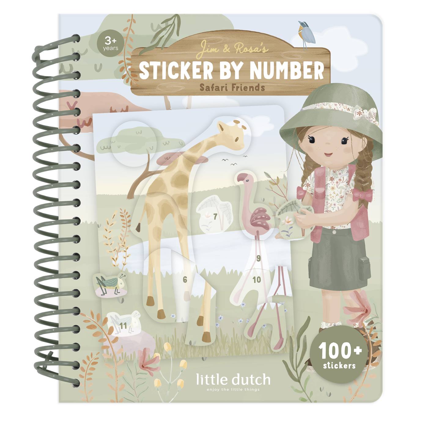 Little Dutch Sticker op nummer - Safari