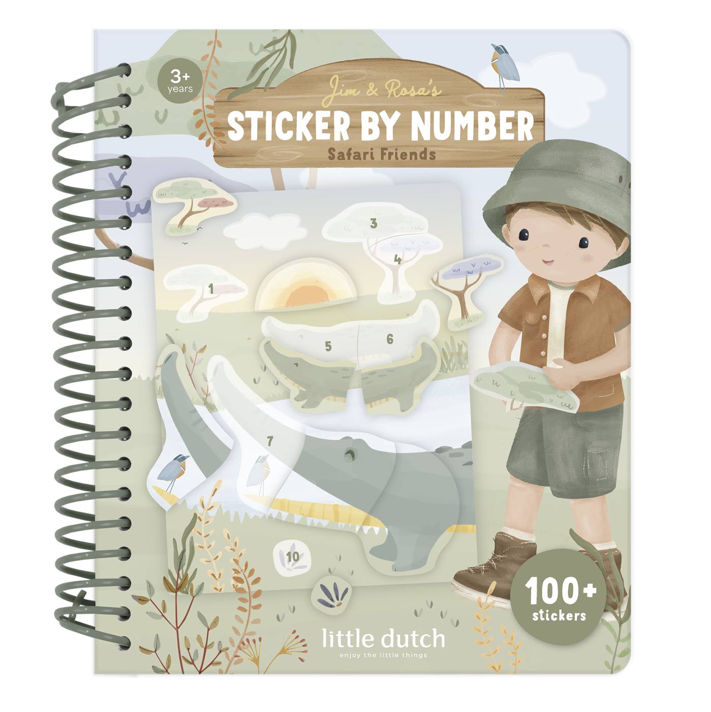 Little Dutch sticker op nummer Safari Jim