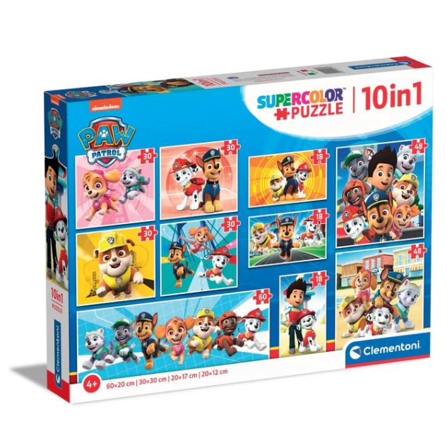 Clementoni Paw Patrol puzzel 10-in-1