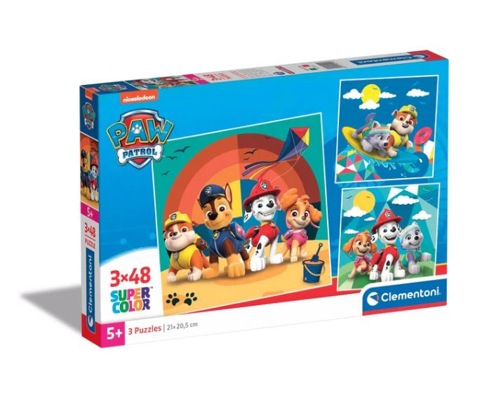 Clementoni puzzel 3x48pcs Paw Patrol