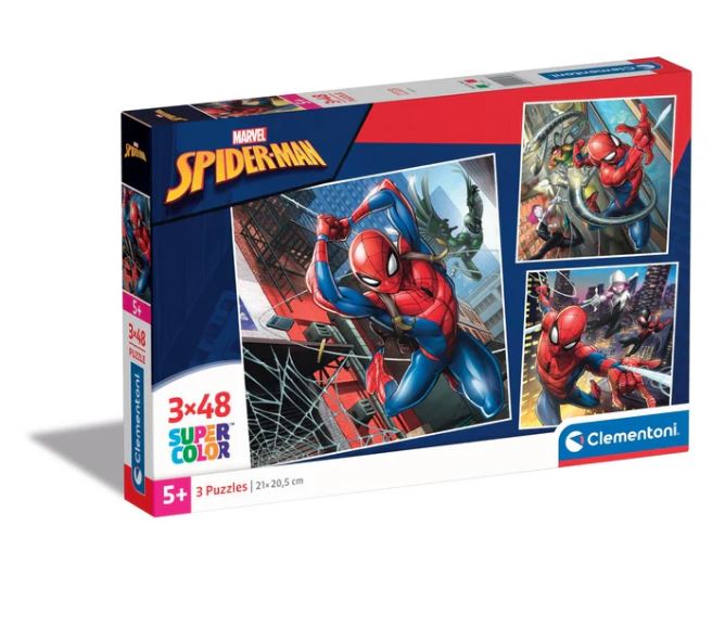 Clementoni puzzel 3x48pcs Spiderman