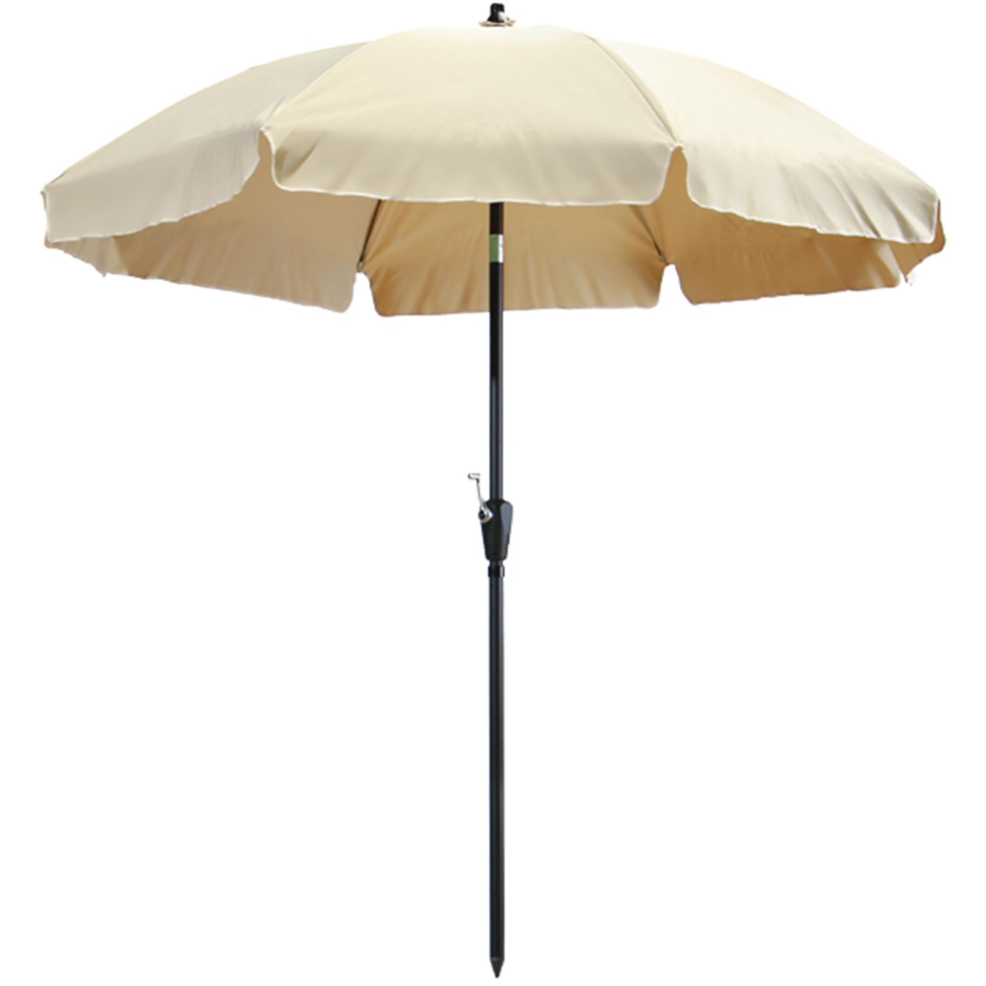Madison Parasol lanzarote 250cm met draaisysteem ecru