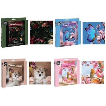 Craft ID Diamond Painting 4 ass 20x20cm