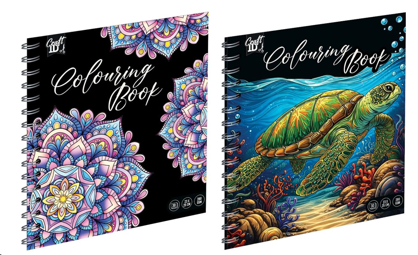 Kleurboek 30 vellen 2 assoorti