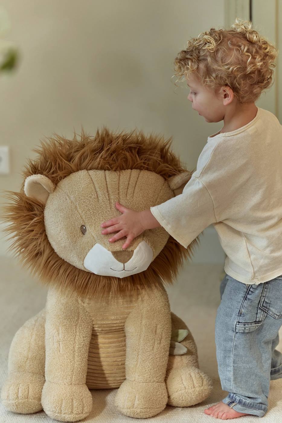 Little Dutch Safari Knuffel Leeuw 60cm