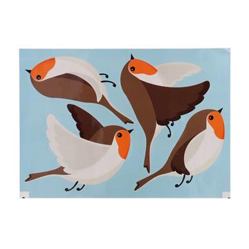 Esschert Design Raamstickers roodborstje