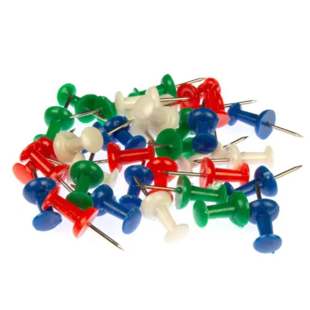Kangaro Push-pins gekleurd 40 stuks