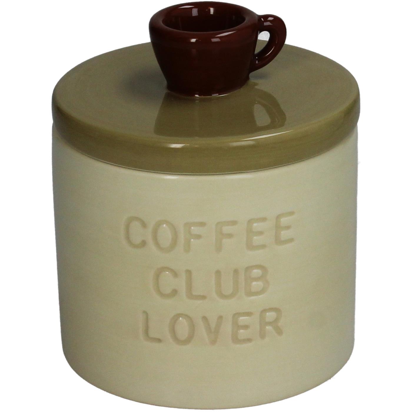 Voorraadpot Coffee Club Domomite H13cm