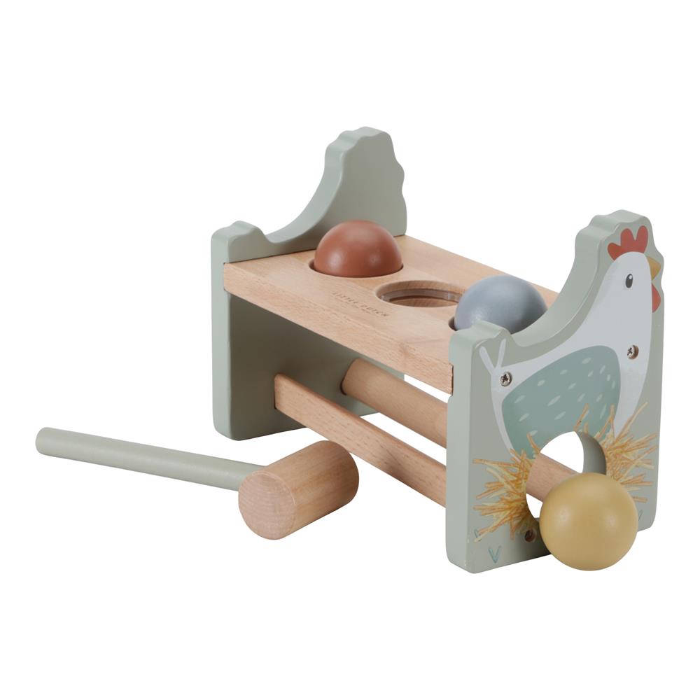 Tiamo Little Farm Hamerbankje met ballen