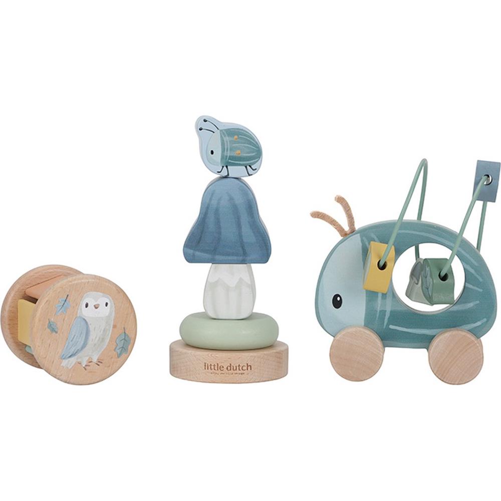 LD Forest Friends Giftset hout blauw