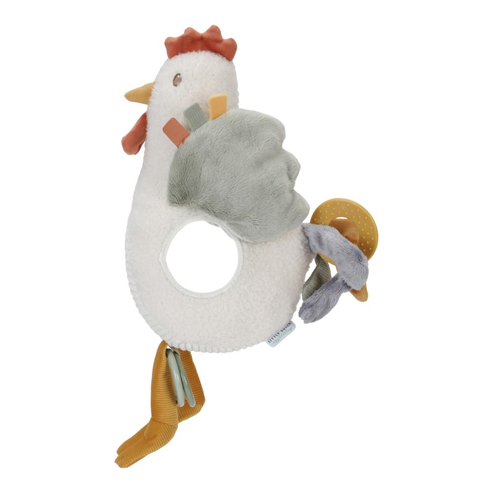 Little Farm Activiteitenknuffel kip 25cm