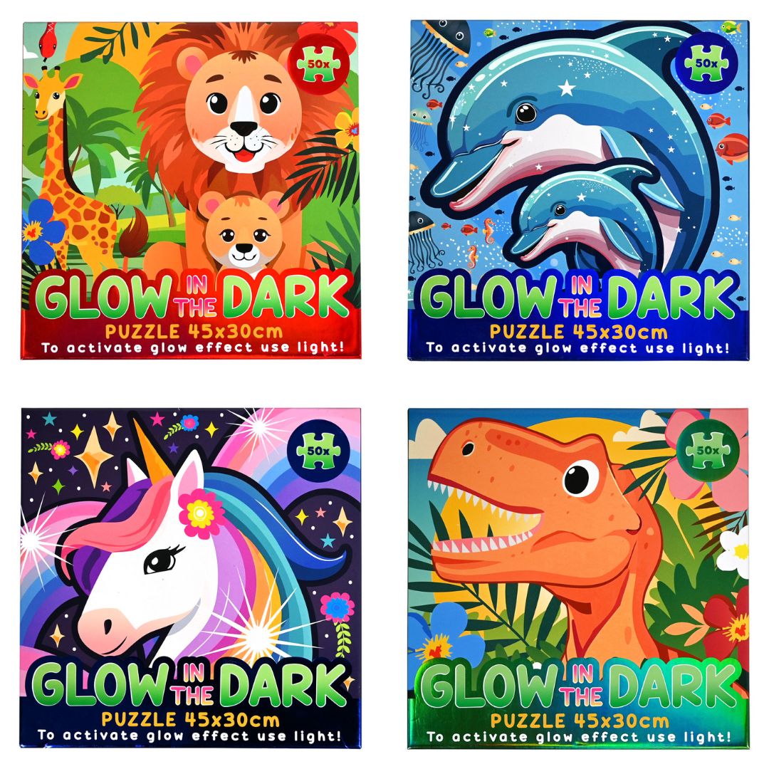 Glow in the dark puzzel 50pcs
