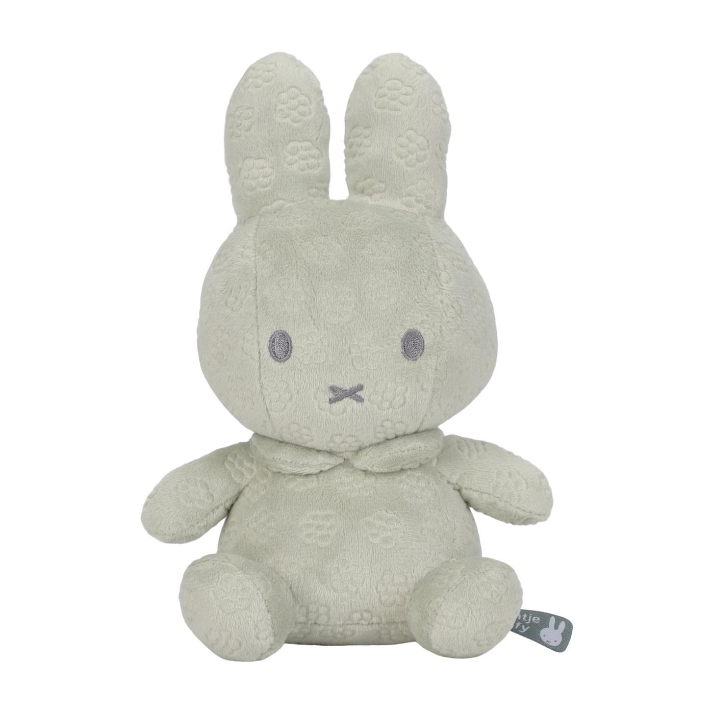 Nijntje knuffel 20cm green flower GRS