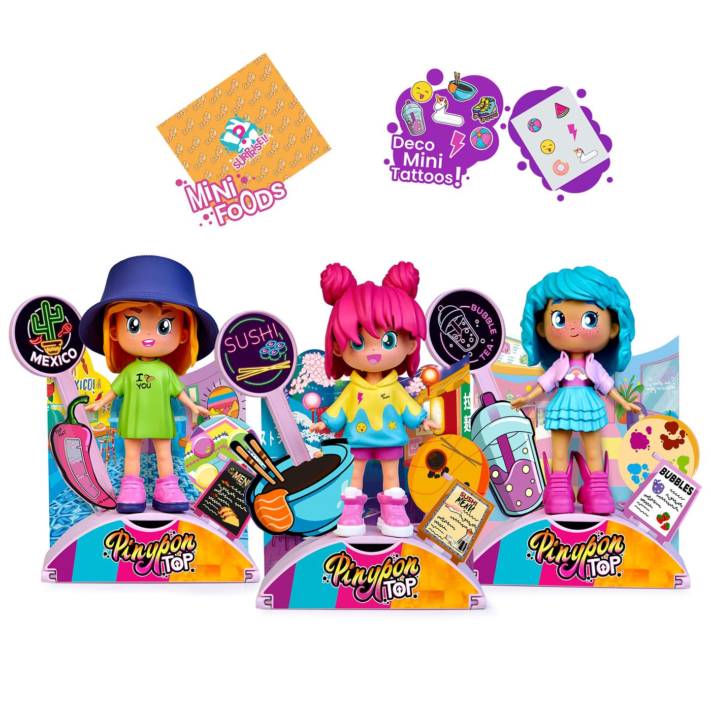 Pinypon Top Foodie Girl 11cm