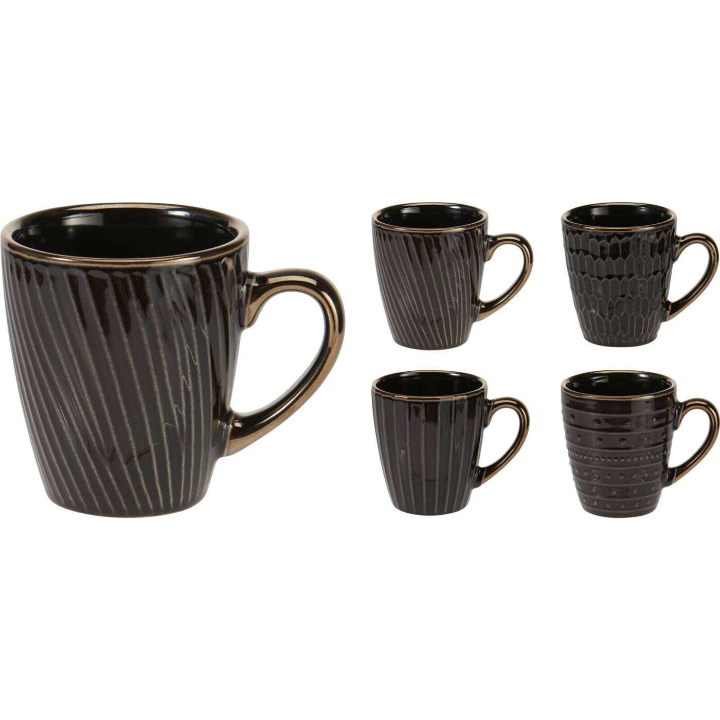 Beker aardewerk 200ml 4ass doos a 12st