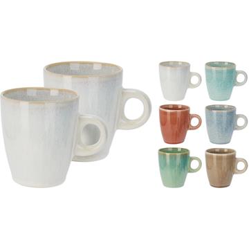 Beker aardewerk 220ml set a 2stuks