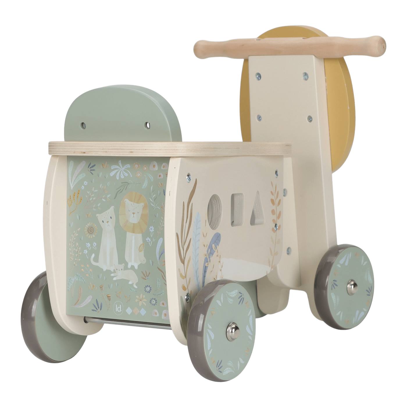 Little Dutch Safari Friends loopfiets hout FSC