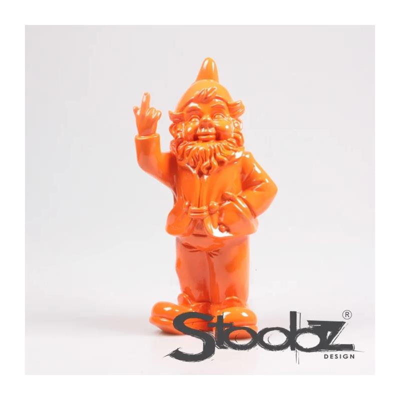 Stoobz kabouter f*ck you oranje 10cm