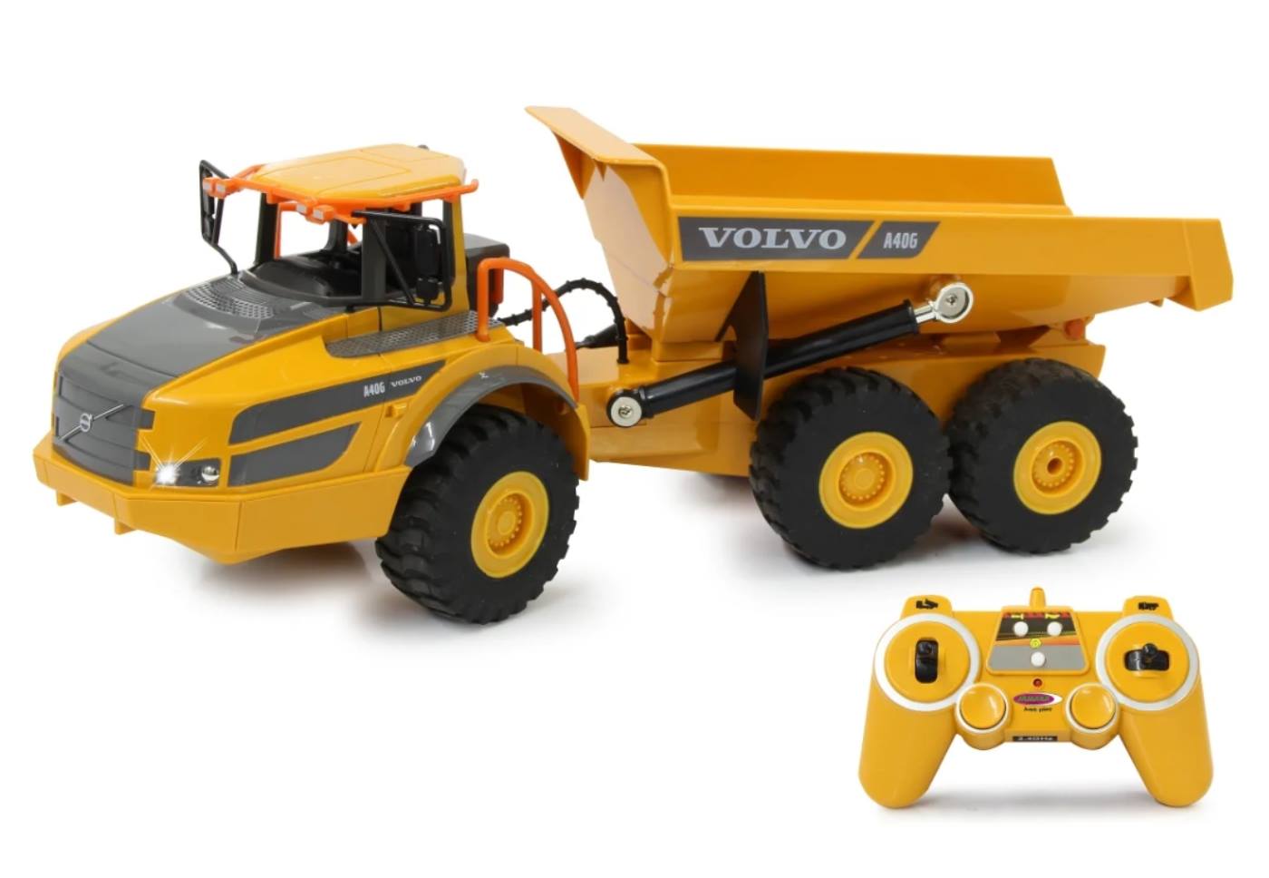 Jamara Kiepwagen Volvo A40G remote control 1:20 2,GHz 39,5x13,2x14,5cm