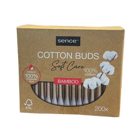 Sence Cotton Buds 200pcs Bamboo