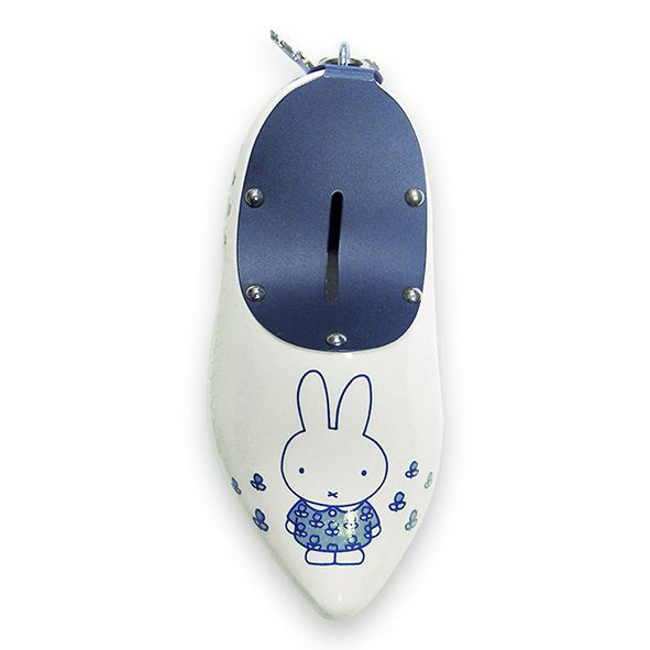 Nijntje Spaarpot klomp wit/blauw