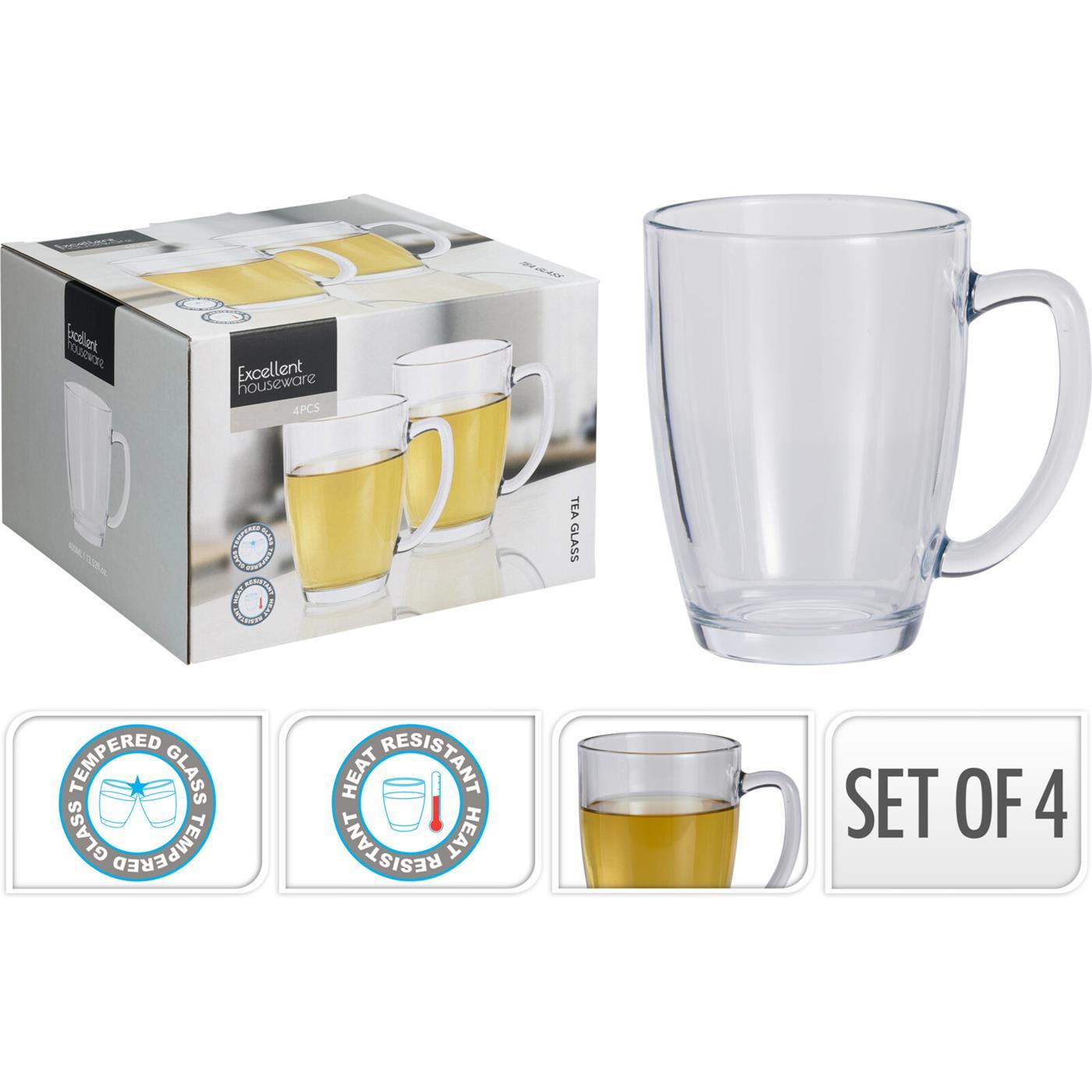 com-four® set van 8 theeglazen van gehard glas 400 ml hittebestendige com-four® set van 8 theeglazen van gehard glas 400 ml hittebestendige
