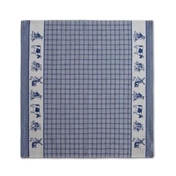 DDDDD Theedoek Dutchie blauw 60x65cm 6st