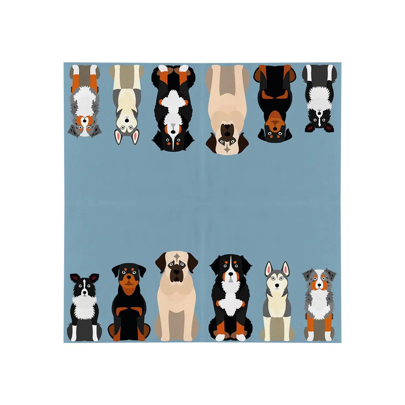 Esschert Design servetten honden 33x33cm