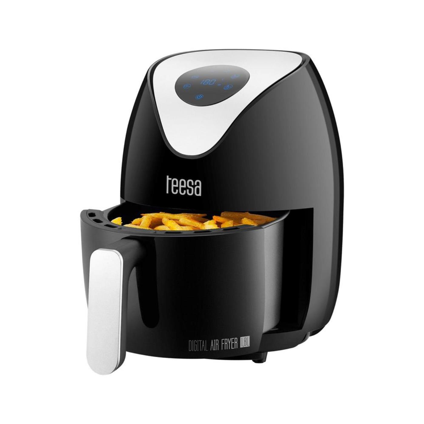 Teesa Digitale airfryer1,8L zwart