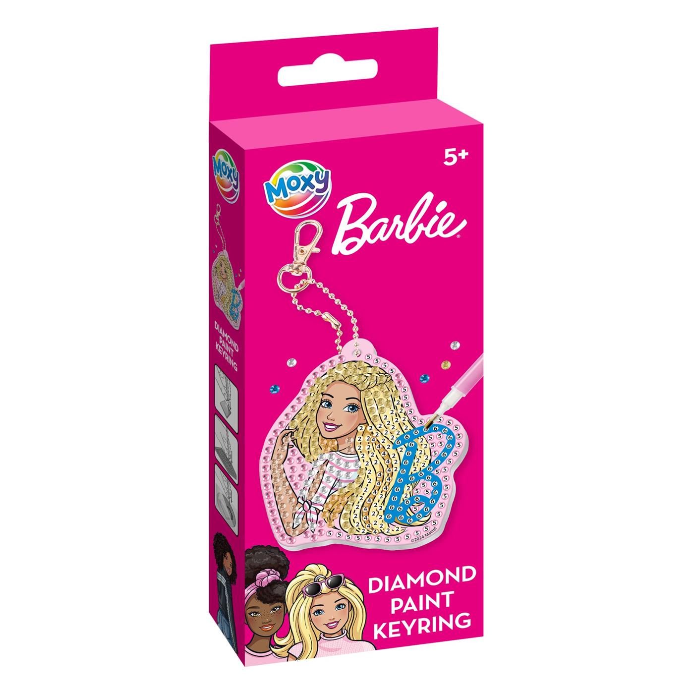 Barbie Diamond painting sleutelhanger