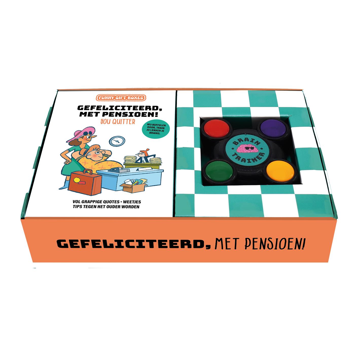 Funny Gift Box- met pensioen